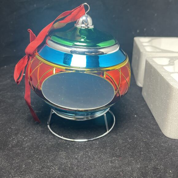 Mr. Christmas Magic Scene Ornament Musical Animated Train Station New In Box - Picture 4 of 8